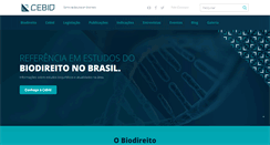 Desktop Screenshot of cebid.com.br