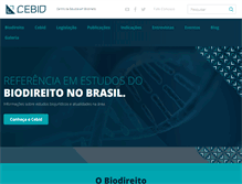 Tablet Screenshot of cebid.com.br