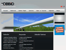 Tablet Screenshot of cebid.org.tr